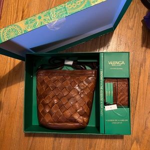 Brand New Genuine Vilenca Holland Leather Purse and Wallet Set